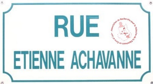 Plaque de rue