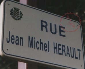 Plaque de rue à Dreux