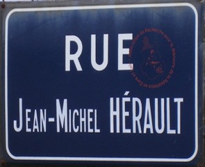 Plaque fictive créée par ARMREL