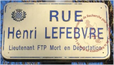 Plaque de rue