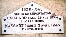 Plaque commémorative