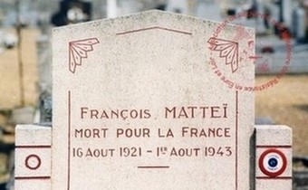 Sépulture de François MATTEI à Lucé (Eure-et-Loir)