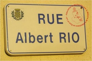 Plaque de rue Albert RIO, Dreux