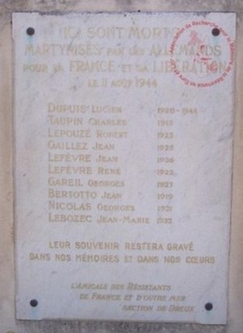 Plaque commémorative