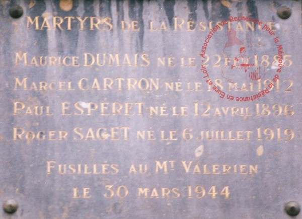 Plaque commémorative