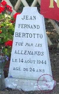Stèle de Jean BERTOTTO